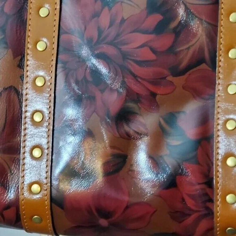 Patricia Nash Carducci English Rustic Mums tote satchel handbag NEW!!!! - Picture 4 of 12